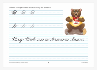 Cursive Writing 3-4 Workbook Shows Kids Proper Cursive #6987198