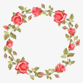Rose Circular Frame #6987518