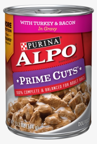 Purina Alpo Prime Cuts With Turkey & Bacon In Gravy #6993346