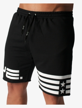Stars Stripes Shorts Black W White Left Side V=1507084650 #6995017