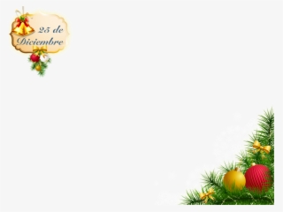 Decoraciones De Navidad En Png #6996694