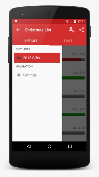 Christmas List Png #6996943