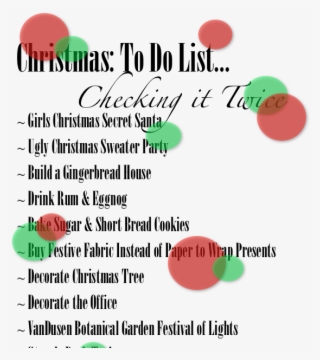 Christmas List Png #6997455