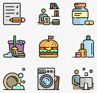 Daily Routine Objects & Actions #6998794