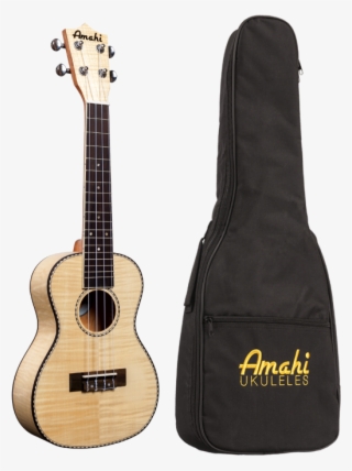 Amahi Uk550c Concert Flamed Maple Ukulele W/ Bag #6998888