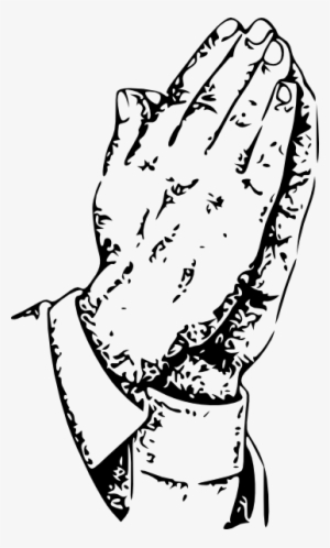 Praying Hands Clip Art Free Vector 4vector - Prayers By The Chaplain: A Book Of Masonic Prayers #70117