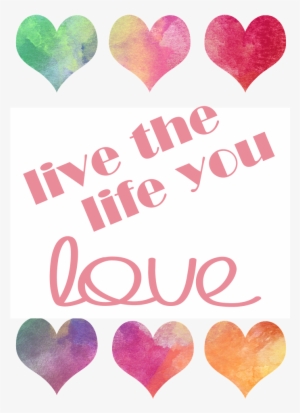 Free Watercolor Printables - Heart #70438