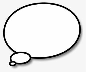Oval Speech Bubble With Ovals Leading To It - Comics Dialogue Png #70490