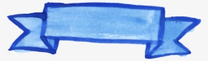 Ribbon Blue Png - Blue Ribbon Banner Png #70537