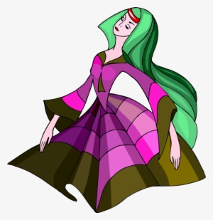 Watercolor Painting Cartoon Drawing Dance - Abstract Plant Character #70755