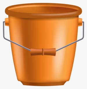Orange Bucket Png Clipart #71041