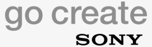 Go Create Sony Logo Png Transparent - Sony Corporation #71226