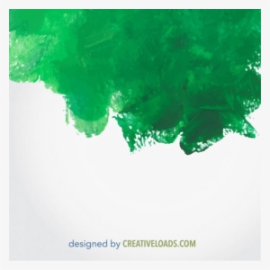 Watercolor Vector Png Background Image - Green Water Paint Png #71642