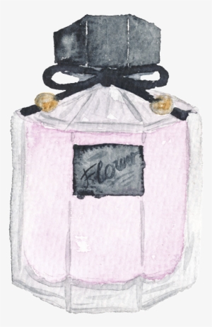Pink Perfume Bottle Fashion Paris Cartoon Transparent - Cartoon #71729