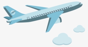 Airplane Aircraft Icon Vector - Cartoon Plane Png #72124