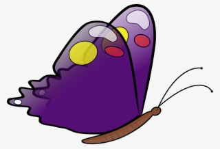 Purple Butterfly Svg Clip Arts 600 X 410 Px #72200