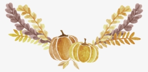 The Holidays Are Just Around The Corner And This Means - Watercolor Pumpkins Image Transparent #72392