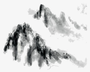 Drawing Waterfalls Water Colour - Smoke China Ink #72393