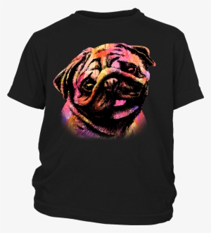 Watercolor Pug Kids T-shirt - I'm Sassy Like My Aunt - Youth Shirt #72445