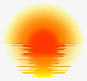 Sunset Effect Png Transparent Clip Art - Circle #72829