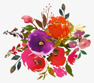 Hand Painting Watercolor Flower Png Transparent On - Watercolor Painting #72936