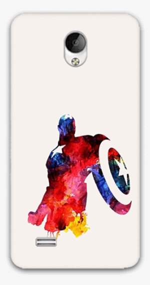 Water Color Captain America Vivo Y21l Mobile Case - Captain America Watercolor Painting #73081