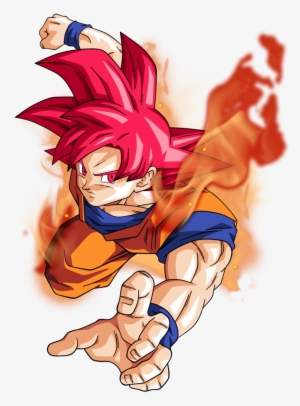 Goku God - Goku Ssj God Face #73223