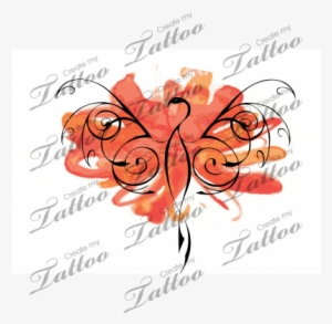 Water Color Phoenix - Animated Love Hearts #73248