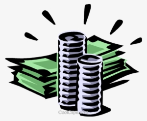 Dollar Bills And Coins - Coins And Bills Png #73397