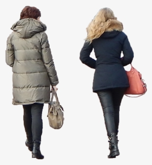 Urban People Walking Back - Back Of People Png #73793