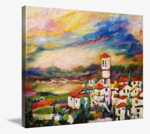 "church Of Santa Maria Assisi Italy Oil Painting" By - Santa Maria Degli Angeli #73883