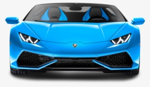 Blue Lamborghini Huracan Lp 610 4 Spyder Car Png Image - Lamborghini Huracan Spyder Front View #74157