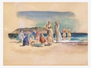 Felicie Waldo Howell Modernist American Pair Of Watercolors - Wiscasset Bay Gallery #74180