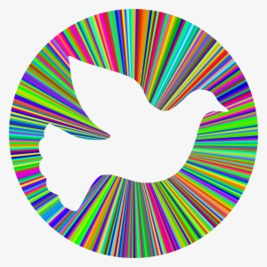 This Free Icons Png Design Of Prismatic Peace Dove #74312
