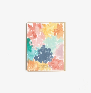 Rainbow Watercolor Thank You Card - Greeting Card Rainbow #74558