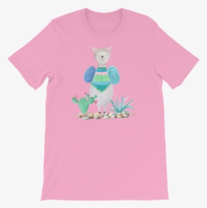 Watercolor Cute Llama Print - Boy Pablo T Shirt #74834