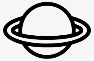 Planet Comments - Black And White Planet Png #74931