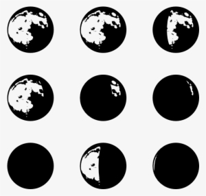 Moon Phase - Round Icons #75183
