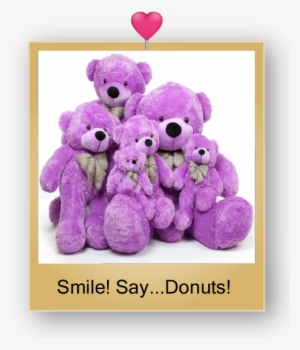 Deedee Cuddles Giant Purple Teddy Bear - Teddy Bear #75228