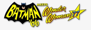 Batman '66 Meets Wonder Woman '77 Logo - Batman & Catwoman Cash #75611