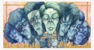 Twin Drawing Watercolor - Drawing #75825