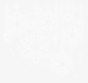 Transparent Hanging Snowflakes Clipart #75892