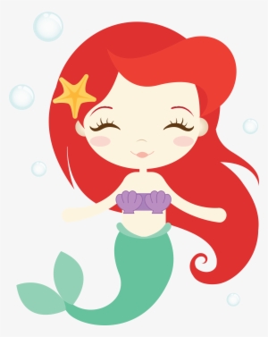 Ariel Mermaid, Ariel The Little Mermaid, Baby Mermaid, - Cute Mermaid #75961