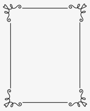 Download Free Download Simple Flourish Frame Svg Clipart Borders ...