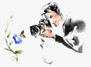 Watercolor Painting Camera Drawing - Watercolor Painting #76060