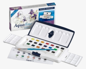 Daler-rowney Aquafine Watercolor 20 Half Pan Slider - Daler Rowney Watercolour Aquafine 20 Half Pan Slider #76186