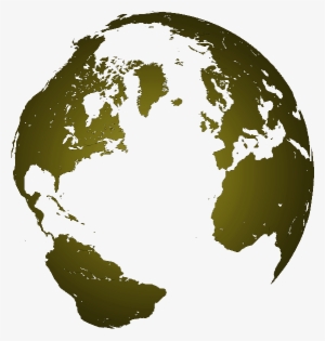 Continents From Globe - Globe Png #76250