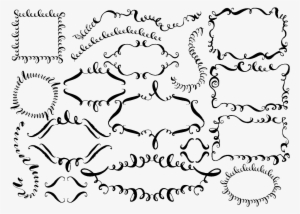 A Variety Of European Pattern Border Ribbons Vector - Illustration #76411