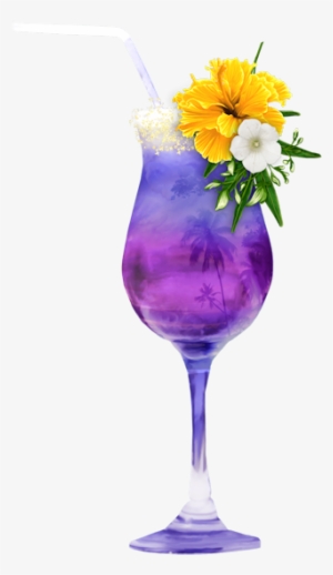 Verres Tubes Boissons Food - Purple Cocktail Clip Art #76783