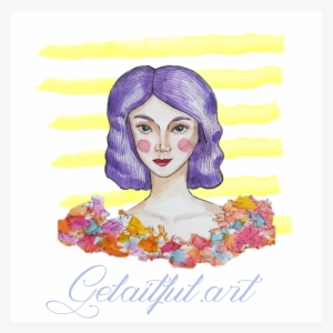 Laila Watercolor Illustration Another Watercolor And - Watercolor Painting #77459